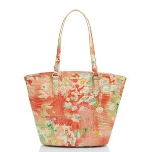 Medium Bowie Jubilee Melbourne Genuine Leather croc embossed shoulder bag